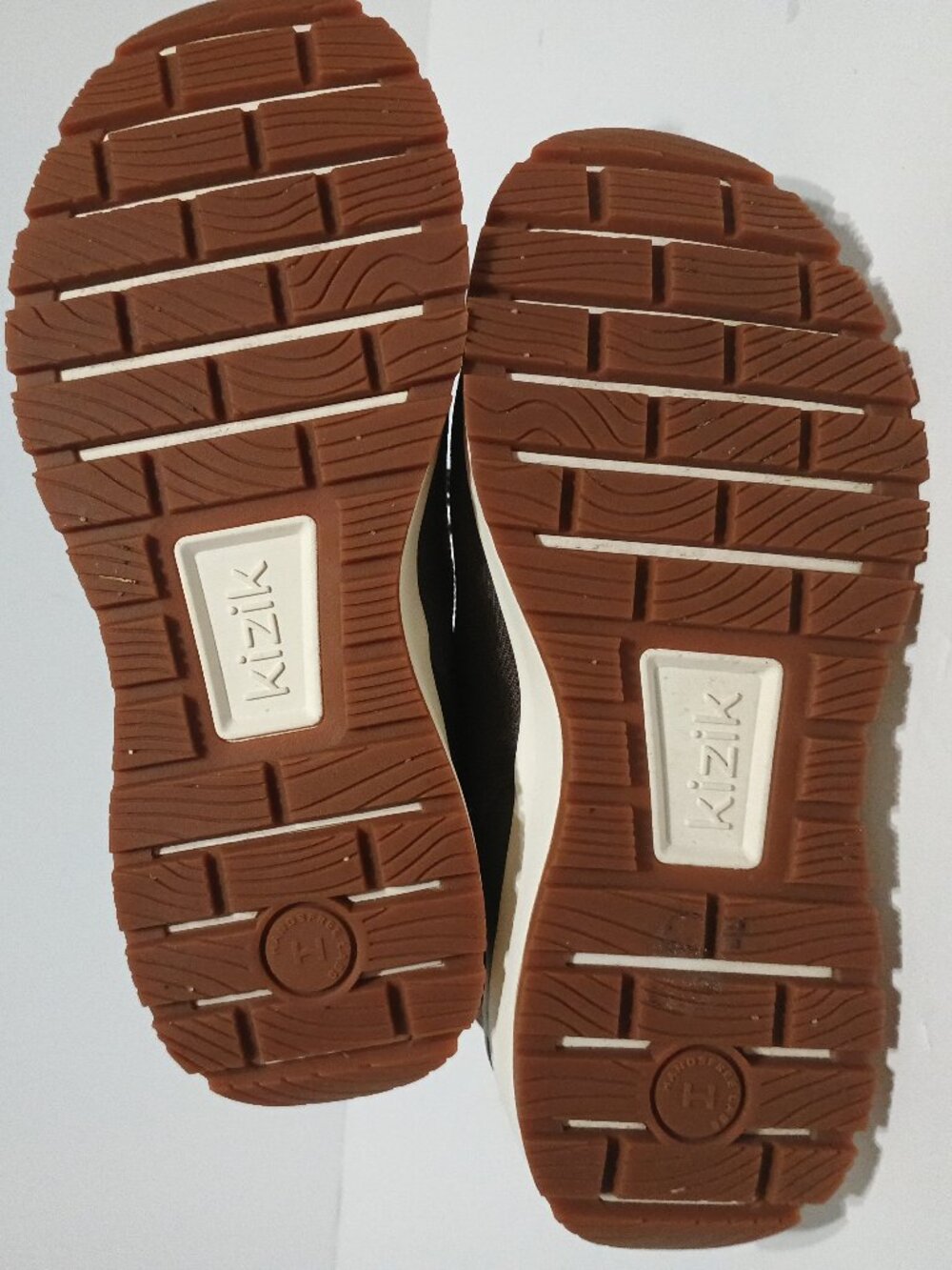 Kizik HandsFree Labs Knit High Top Sneakers Women's 9.5 Men's 8 Brown Slip-On - Picture 6 of 11